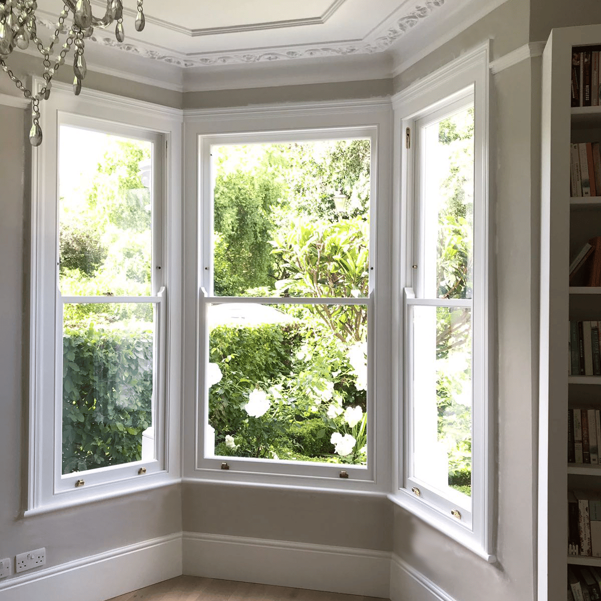 Bay sash window installed in Herne Hill