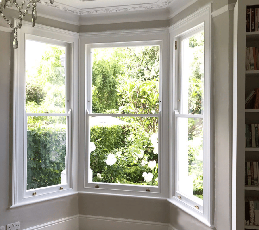 Bay sash window installed in Herne Hill